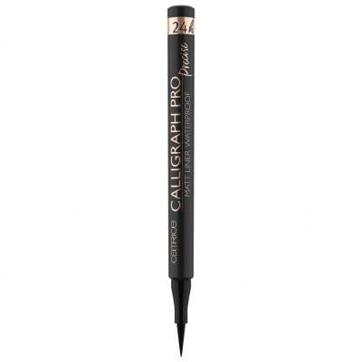 Catrice Calligraph Pro Presice Matt Liner Waterproof Очна линия за жени 1,2 ml Нюанс 010 Intense Black