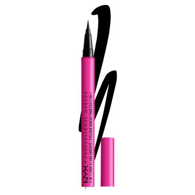 NYX Professional Makeup Jumbo Lash! 2in1 Liner &amp; Lash Adhesive Очна линия за жени 1 ml Нюанс 01 Black