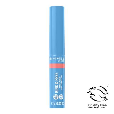 Rimmel London Kind &amp; Free Tinted Lip Balm Балсам за устни за жени 4 g Нюанс 004 Hibiscus Blaze