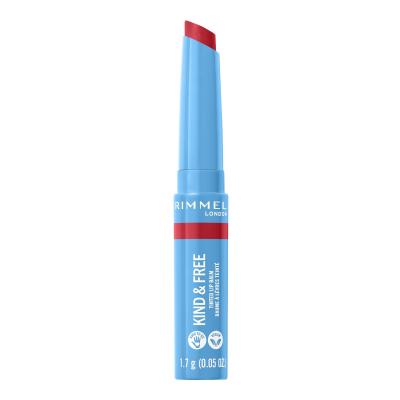 Rimmel London Kind &amp; Free Tinted Lip Balm Балсам за устни за жени 4 g Нюанс 005 Turbo Red