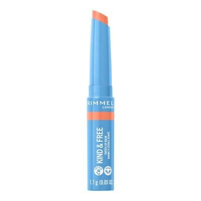 Rimmel London Kind &amp; Free Tinted Lip Balm Балсам за устни за жени 4 g Нюанс 003 Tropical Spark