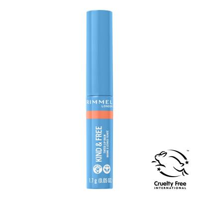 Rimmel London Kind &amp; Free Tinted Lip Balm Балсам за устни за жени 4 g Нюанс 003 Tropical Spark