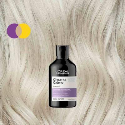 L&#039;Oréal Professionnel Chroma Crème Professional Shampoo Purple Dyes Шампоан за жени 300 ml