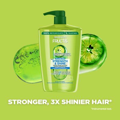 Garnier Fructis Strength &amp; Shine Fortifying Shampoo Шампоан за жени 1000 ml