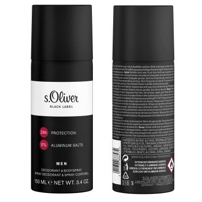 s.Oliver Black Label Дезодорант за мъже 150 ml