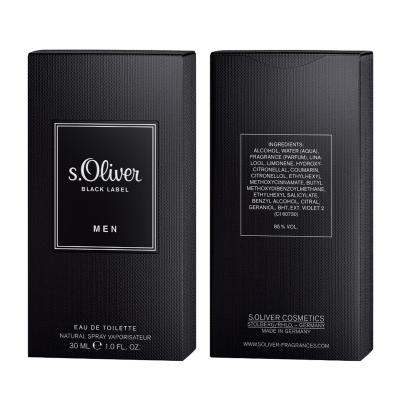 s.Oliver Black Label Eau de Toilette за мъже 30 ml