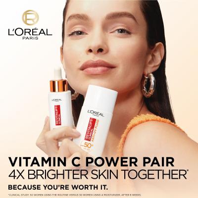 L&#039;Oréal Paris Revitalift Clinical Pure 12% Vitamin C Подаръчен комплект серум Revitalift Clinical Vitamin C Serum 30 ml + дневен крем за лице Revitalift Clinical Vitamin C Anti-UV Fluid SPF50 50 ml