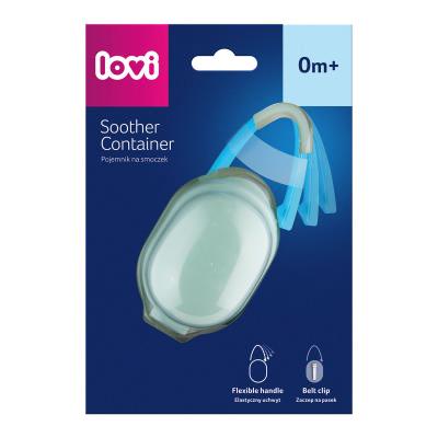 LOVI Soother Container Mint Калъф за биберон за деца 1 бр