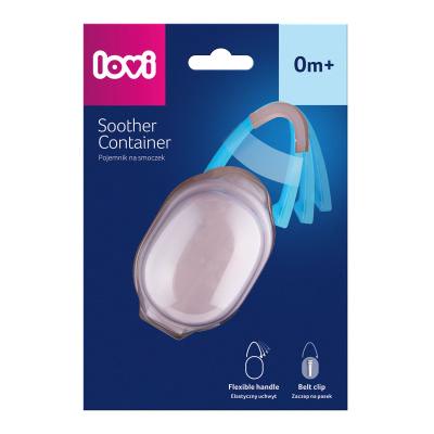 LOVI Soother Container Pink Калъф за биберон за деца 1 бр