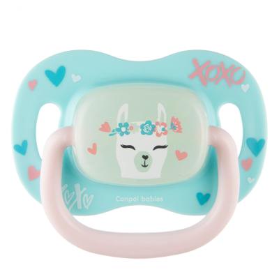 Canpol babies Exotic Animals Silicone Soother Llama 18m+ Биберон за деца 1 бр