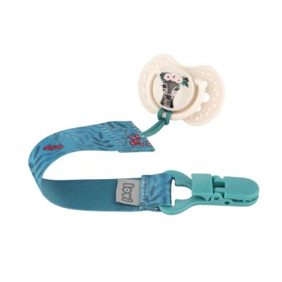 LOVI Wild Soul Soother Clip With Ribbon Клипс за биберон за деца 1 бр