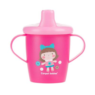 Canpol babies Toys Non-Spill Cup Pink 9m+ Чаша за деца 250 ml