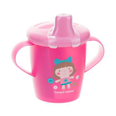 Canpol babies Toys Non-Spill Cup Pink 9m+ Чаша за деца 250 ml