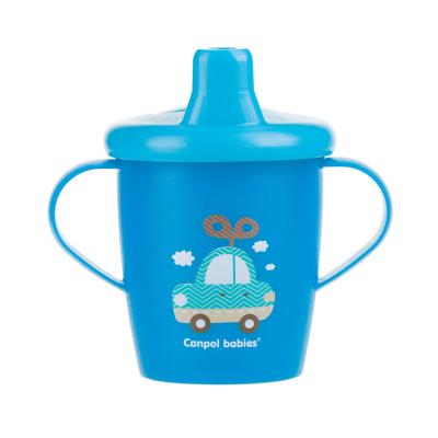 Canpol babies Toys Non-Spill Cup Blue 9m+ Чаша за деца 250 ml