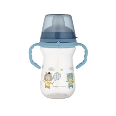 Canpol babies Bonjour Paris First Cup Blue 6m+ Чаша за деца 250 ml