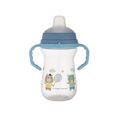 Canpol babies Bonjour Paris First Cup Blue 6m+ Чаша за деца 250 ml