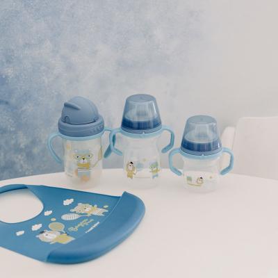 Canpol babies Bonjour Paris First Cup Blue 6m+ Чаша за деца 250 ml