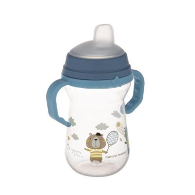 Canpol babies Bonjour Paris First Cup Blue 6m+ Чаша за деца 250 ml