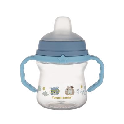 Canpol babies Bonjour Paris First Cup Blue 6m+ Чаша за деца 150 ml