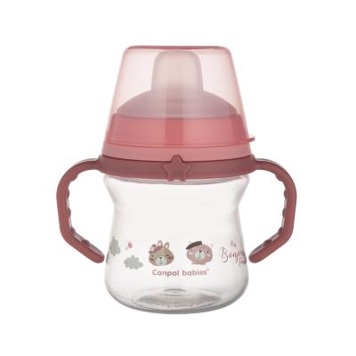 Canpol babies Bonjour Paris First Cup Pink 6m+ Чаша за деца 150 ml