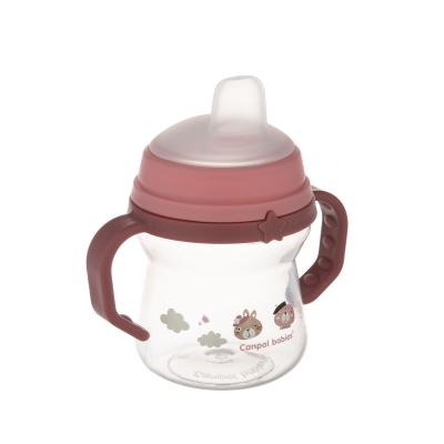 Canpol babies Bonjour Paris First Cup Pink 6m+ Чаша за деца 150 ml