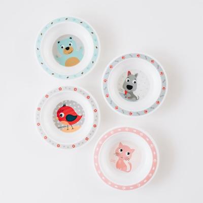 Canpol babies Cute Animals Dinner Set Cat Съдове за деца Комплект