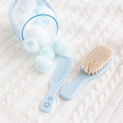 Canpol babies Newborn Baby Baby Brush With Comb Stars Гребен за коса за деца Комплект