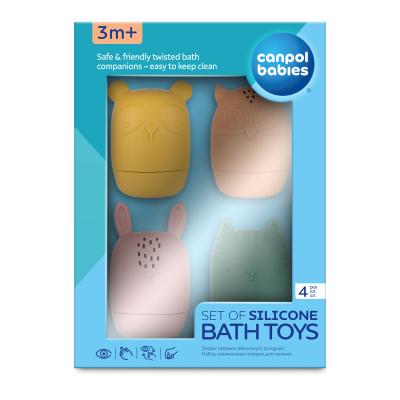 Canpol babies Silicone Bath Toys Играчка за деца Комплект