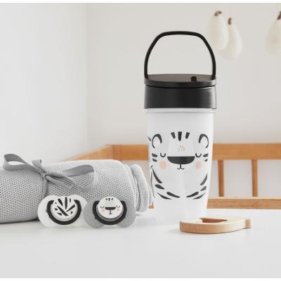 LOVI Salt&amp;Pepper Cup With Straw Чаша за деца 350 ml