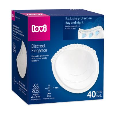 LOVI Discreet Elegance Disposable Breast Pads White Подплънки за кърмачки за жени Комплект