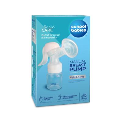 Canpol babies Basic Care Manual Breast Pump Помпа за кърма за жени 1 бр