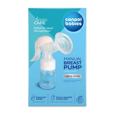 Canpol babies Basic Care Manual Breast Pump Помпа за кърма за жени 1 бр