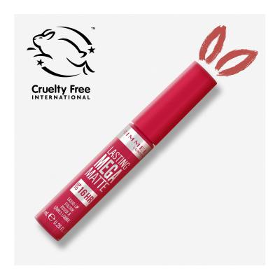 Rimmel London Lasting Mega Matte Liquid Lip Colour Червило за жени 7,4 ml Нюанс Fuchsia Flush