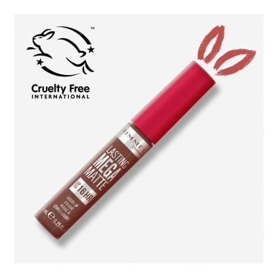 Rimmel London Lasting Mega Matte Liquid Lip Colour Червило за жени 7,4 ml Нюанс Lovebite