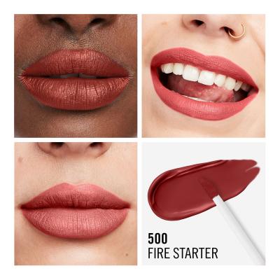 Rimmel London Lasting Mega Matte Liquid Lip Colour Червило за жени 7,4 ml Нюанс Fire Starter