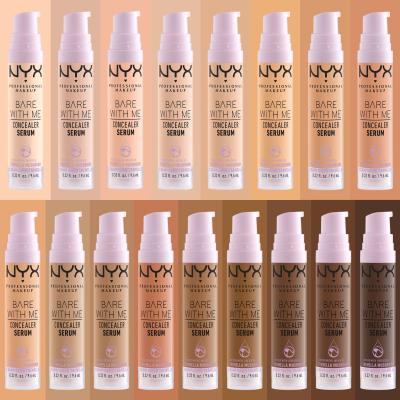 NYX Professional Makeup Bare With Me Serum Concealer Коректор за жени 9,6 ml Нюанс 5.7 Light Tan