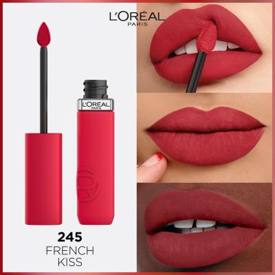 L&#039;Oréal Paris Infaillible Matte Resistance Lipstick Червило за жени 5 ml Нюанс 245 French Kiss