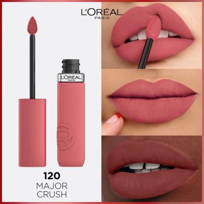 L&#039;Oréal Paris Infaillible Matte Resistance Lipstick Червило за жени 5 ml Нюанс 120 Major Crush