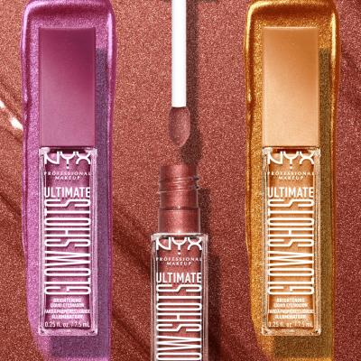 NYX Professional Makeup Ultimate Glow Shots Сенки за очи за жени 7,5 ml Нюанс 17 Po$H