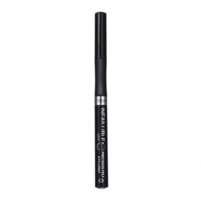 L&#039;Oréal Paris Infaillible Grip 24H Precision Felt Eyeliner Очна линия за жени 1 ml Нюанс 01 Black