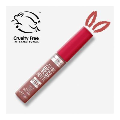 Rimmel London Lasting Mega Matte Liquid Lip Colour Червило за жени 7,4 ml Нюанс Strapless