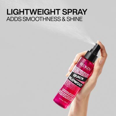 Redken Quick Blowout Lightweight Blow Dry Primer Spray За термична обработка на косата за жени 125 ml