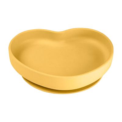 Canpol babies Silicone Suction Plate Yellow Съдове за деца 300 ml