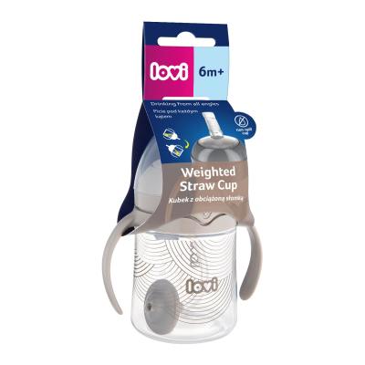 LOVI Harmony First Cup With Weighted Straw 6m+ Чаша за деца 150 ml