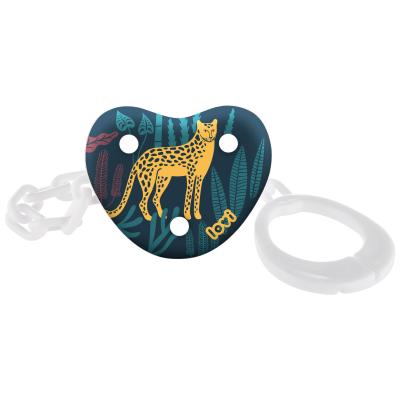 LOVI Jungle Vibes Soother Holder Клипс за биберон за деца 1 бр