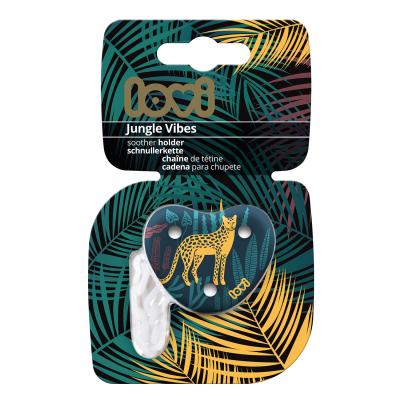 LOVI Jungle Vibes Soother Holder Клипс за биберон за деца 1 бр