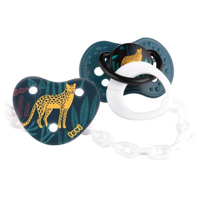 LOVI Jungle Vibes Soother Holder Клипс за биберон за деца 1 бр