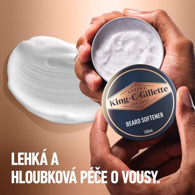 Gillette King C. Soft Beard Balm Балсам за брада за мъже 100 ml