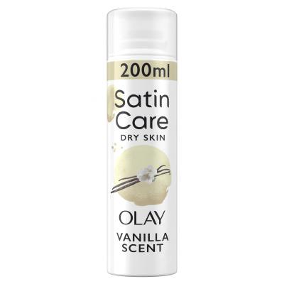 Gillette Satin Care Olay Vanilla Dream Shave Gel Гел за бръснене за жени 200 ml