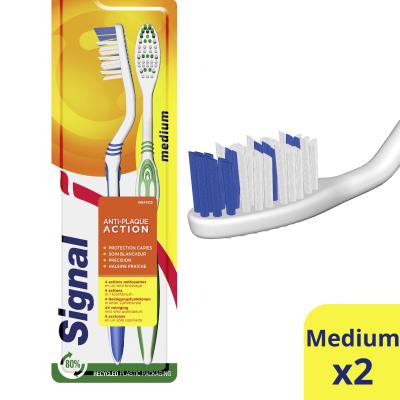 Signal Antiplaque Toothbrush Medium Четка за зъби Комплект